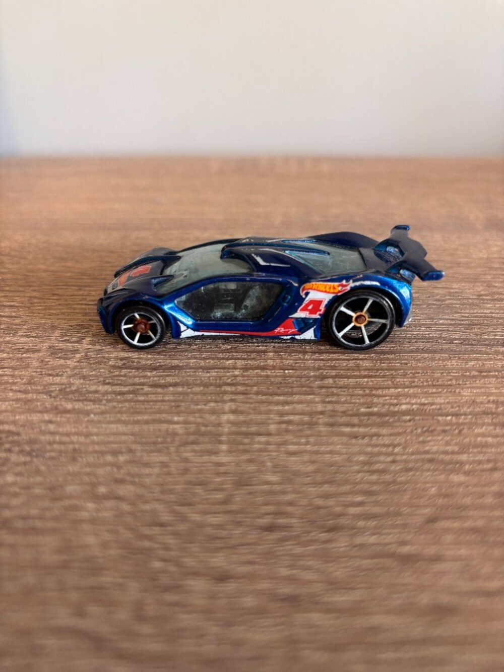 Hot Wheels Impavido 1 Blue Metallic #4 Racing Diecast Car 1:64 Loose